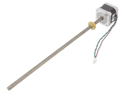 Stepper Motor 2.8VDC with Lead Screw 28cm foto