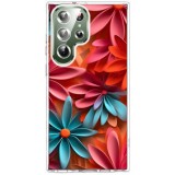 Husa pentru samsung galaxy s25 ultra, atasare magnetica, magsafe, 3d flower medley 1
