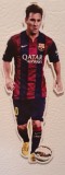 MAGNET FRIGIDER LIONEL MESSI FC BARCELONA FOTBAL INTERNATIONAL 13 CM LUNGIME