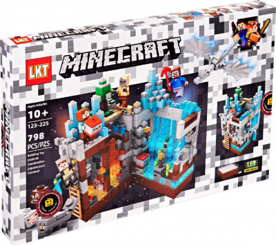 Set de constructie LKT Minecraft Attack on the white fortress, 798 piese tip foto