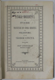 ISTORIA BISERICEASCA de EVAGRIE , PRESCURTARE DIN ISTORIA BISERICEASCA de FILOSTORG si de TEODOR CITETUL , 1890 , PREZINTA MICI INSEMNARI SI URME DE