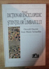 Noul dictionar enciclopedic al stiintelor limbajului / Ducrot, J.-M. Schaeffer foto