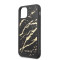 Husa de protectie, Guess Marble Glitter, iPhone 11 Pro Max, Negru/Auriu