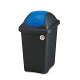 Cos gunoi deseuri selective capac batant 30L albastru