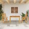 Gossi set mobilier de gradina, 3 piese, lemn masiv de acacia