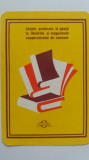 M3 C31 3 - 1978 - Calendar de buzunar - reclama librarii