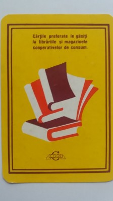C9 3 - 1978 - Calendar de buzunar - reclama librarii foto