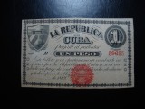 CUBA 1 PESO 1869 SUPERBA