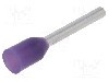 Terminal cu compresie, cablu 0.25mm2, cositorit, NINIGI - TUL-RI-00208