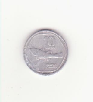 Filipine 10 sentimo 1984 - Pandaka pygmaea. foto