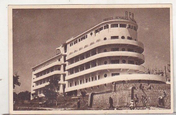 bnk cp Eforie - Sanatoriul - uzata 1952 - Libraria noastra