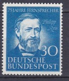 DB1 Germania 1952 Philip Reis Telefonie 75 Ani 1 v. MNH
