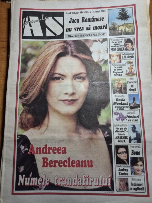 ziarul formula as 6 -13 mai 2002 - andreea berecleanu , bobo