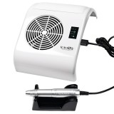 Cumpara ieftin Aspirator praf unghii cu Freza Electrica Tornado Supreme 40W Silver - LUXORISE , alb