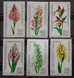 Germania DDR 1976 orhidee flori serie 6v Nestampilata