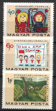 B0770 - Ungaria 1968 - Copii 3v. neuzat,perfecta stare, Nestampilat