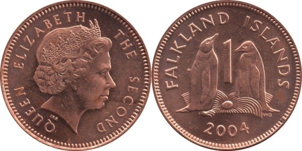 Insulele Falkland 2004 - 1 penny UNC