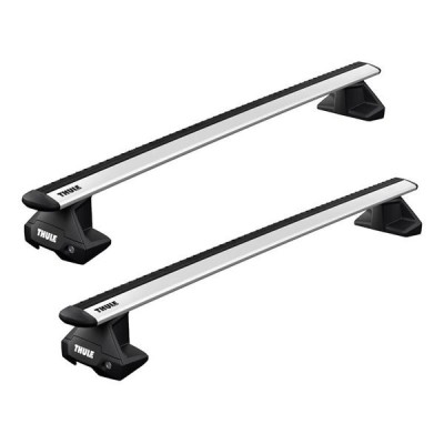 Bare transversale Thule Evo Clamp Silver pentru Mini One / Cooper, 3 usi, model 2014-2018 foto