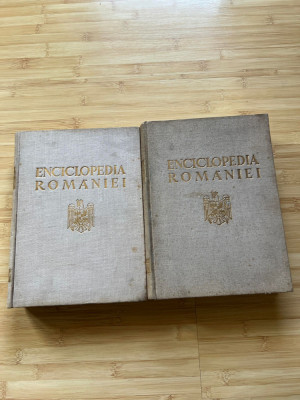 ENCICLOPEDIA ROMANIEI - VOL. 2 ; 3 - 1938 - 1939--D. Gusti.-PORTRETE foto