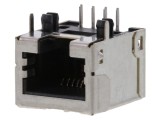 Conector MOLEX RJ45 8p8c Cat5e unghi 90&deg; THT aurit 85505-5002