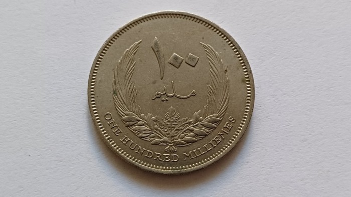 Libia-100 Millieme1965