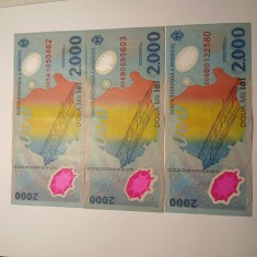 Di. 63. Bancnota 2000 lei 1999 eclipsa circulata foto