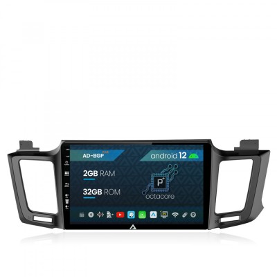 Navigatie Toyota RAV4 (2013-2018), Android 12, P-Octacore 2GB RAM + 32GB ROM, 10.1 Inch - AD-BGP10002+AD-BGRKIT060 foto