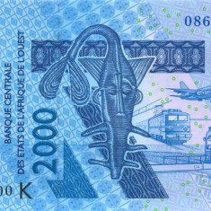WEST AFRICAN STATES █ SENEGAL █ bancnota 2000 Francs █ 2003 / 2008 █ P-716Kf UNC