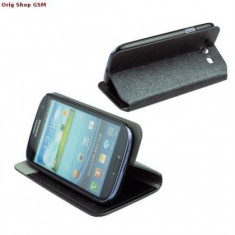 Husa piele MUTE Flip iPhone 5c Negru Original Blister