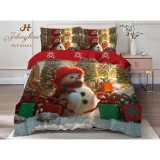 Cumpara ieftin Lenjerie de pat de Craciun pentru pat dublu - SPR3052