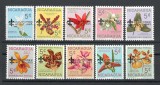 Nicaragua 1965 Mi 1397/406 MNH, nestampilat - Flori - supratipar, Flora