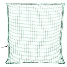 vidaXL Plasă de remorcă cu funie elastică, verde, 3x3 m, PP