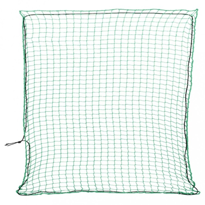 Plasă de remorcă cu funie elastică, verde, 3x3 m, PP