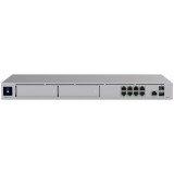 Ubiquiti rack-mount Cloud Gateway with 10 Gbps perfor multi-WAN load balancing, and two NVR drive bays designed for large-scale, multi-application Uni