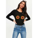 Bluza dama neagra - Sunflower - S