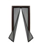 Perdea Magnetica Anti Insecte Magic Mesh, Negru/Maro, Plasa Tantari, Usa Interior/Exterior, Nylon