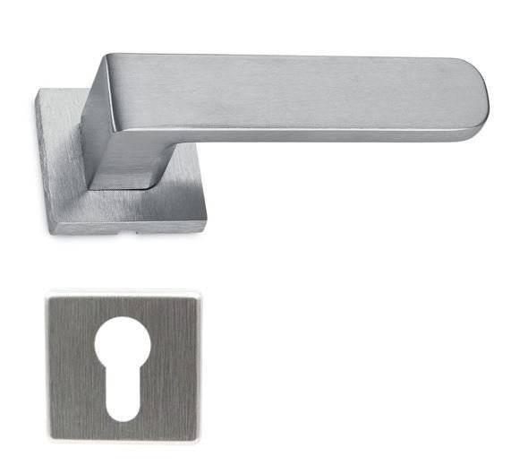 M&acirc;ner pentru uși de interior - M1032 - crom satin cu rozetă yală