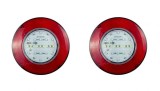 2 x Led Lumini spate runda pentru camion remorca caravana 120mm 12v
