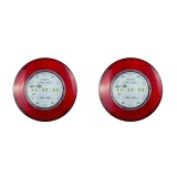 2 x Led Lumini spate runda pentru camion remorca caravana 120mm 12v