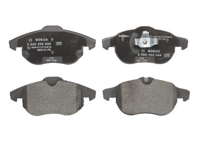 Set placute frana,frana disc SAAB 9-3 (YS3F) (2002 - 2016) BOSCH 0 986 494 044 foto