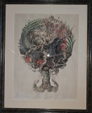 Tablou Tudor Banus - Arborele singuratatii, (litografie originala, tiraj Daumier)