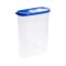 Cutie pentru depozitare cereale, cu capac, Kopenpal, Plastic, Transparent,16x6.5x17 cm, 1.7L