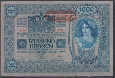 BANCNOTA GERMANIA 1000 MARCI EMISA 2 IANUARIE 1902 XF + foto