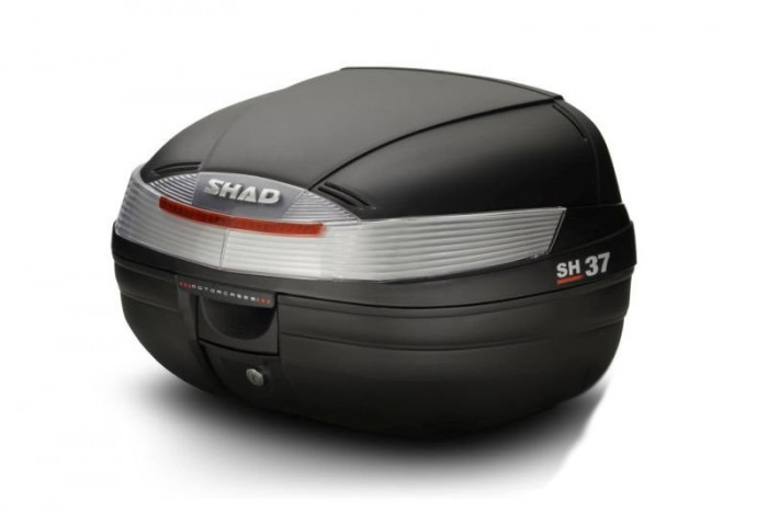 Top case Shad SH37, capacitate 37 l, culoare negru, placa de montare inclusa Cod Produs: MX_NEW KSHD0B37100