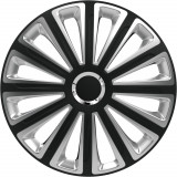 Set capace roti auto Cridem Trend RC 4buc - Negru/Argintiu - 15&#039;&#039; Garage AutoRide