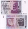 ZIMBABWE 1 dollar 2007 UNC!!!