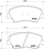BREMBO P 30 073 PRIME LINE set placute frana,frana disc