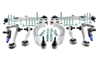 Set brate suspensie Audi A4 2000-2008 Suspensie Fata Set Complet, pachet drumuri grele, NTY ZWD-VW-000B foto