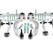 Set brate suspensie Audi A4 2000-2008 Suspensie Fata Set Complet, pachet drumuri grele, NTY ZWD-VW-000B
