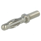 Mufă Banană 4mm 32A Nichelată M4